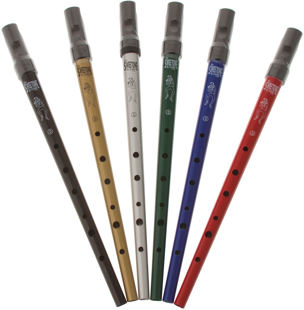 Irská flétna - CLARKE Červená Sweetone tinwhistle D