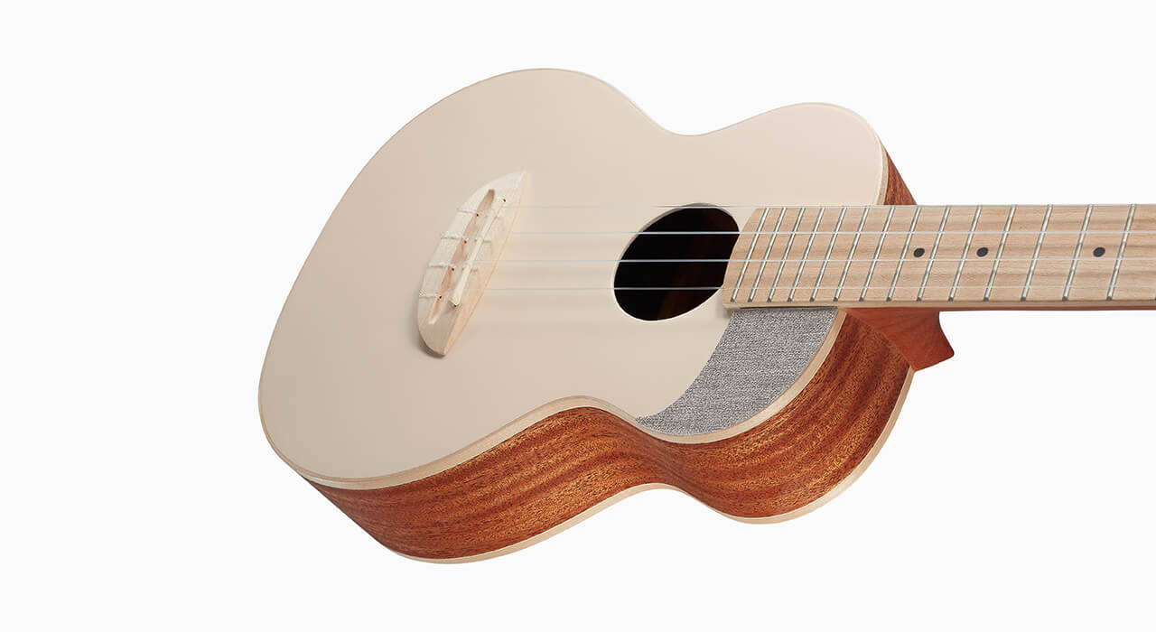 Koncertní elektro-akustické ukulele aNueNue UC-10-AME Almond Milk
