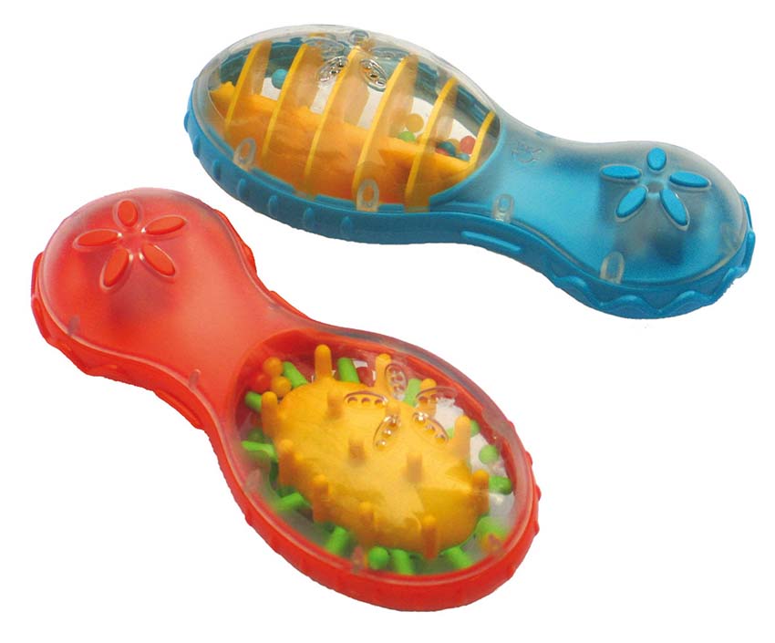 Baby Chrastítko - Oranžové