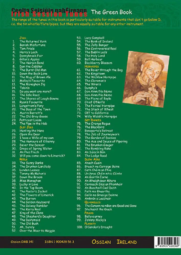 Irish Session Tunes - The green book