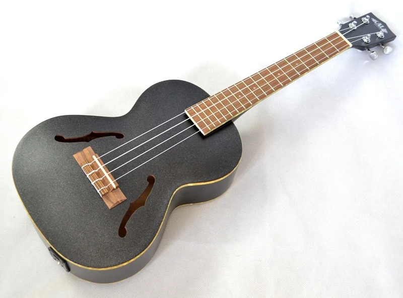 Tenor Jazz elektroakustické ukulele KALA KA-JTE-MTB Černé