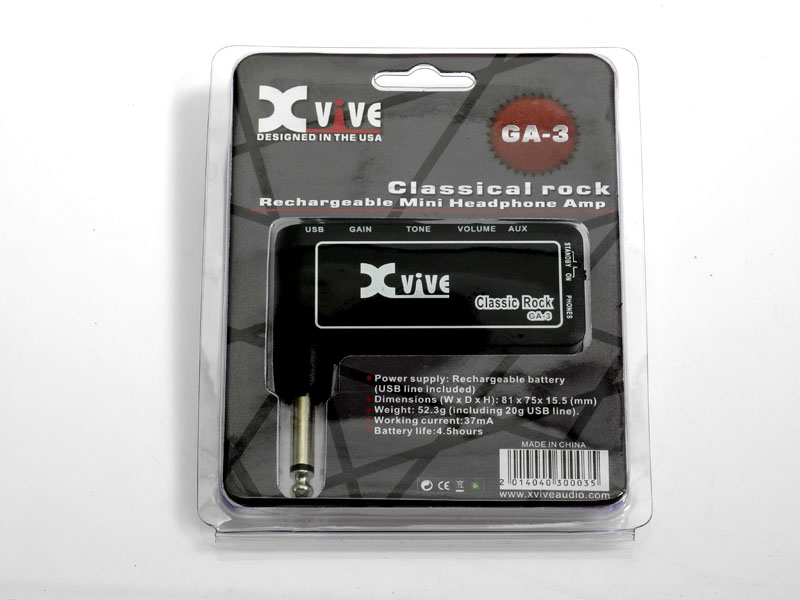 Headphone mini-amp XVIVE GA-3 Klasický rock