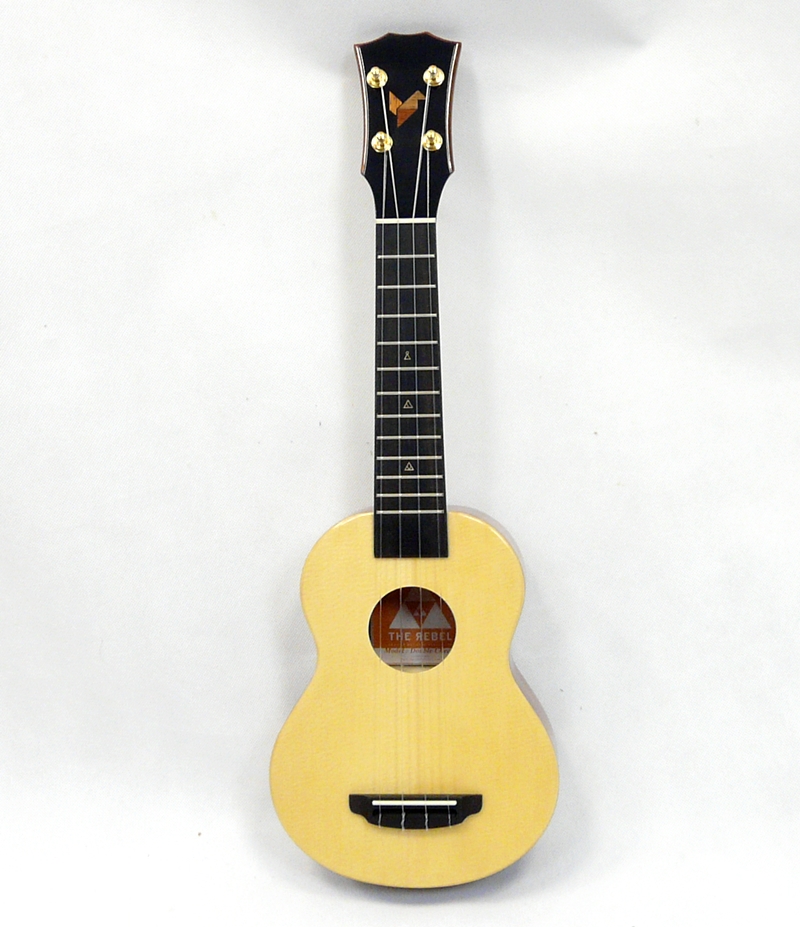 Sopránové ukulele THE REBEL "DOUBLE CHEESE S" Smrk & mahagon