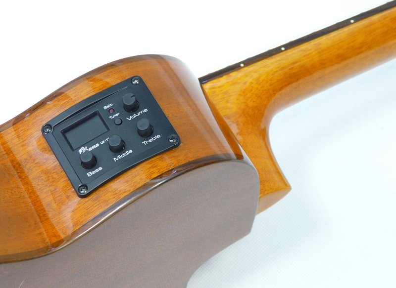 Koncertní elektroakustické ukulele OHANA CK-35GCE-LH Levoruké