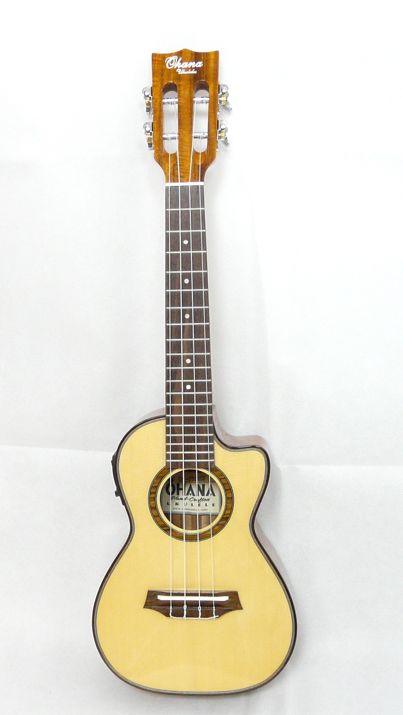 Koncertni elektro akustické ukulele OHANA CK-250GCE 