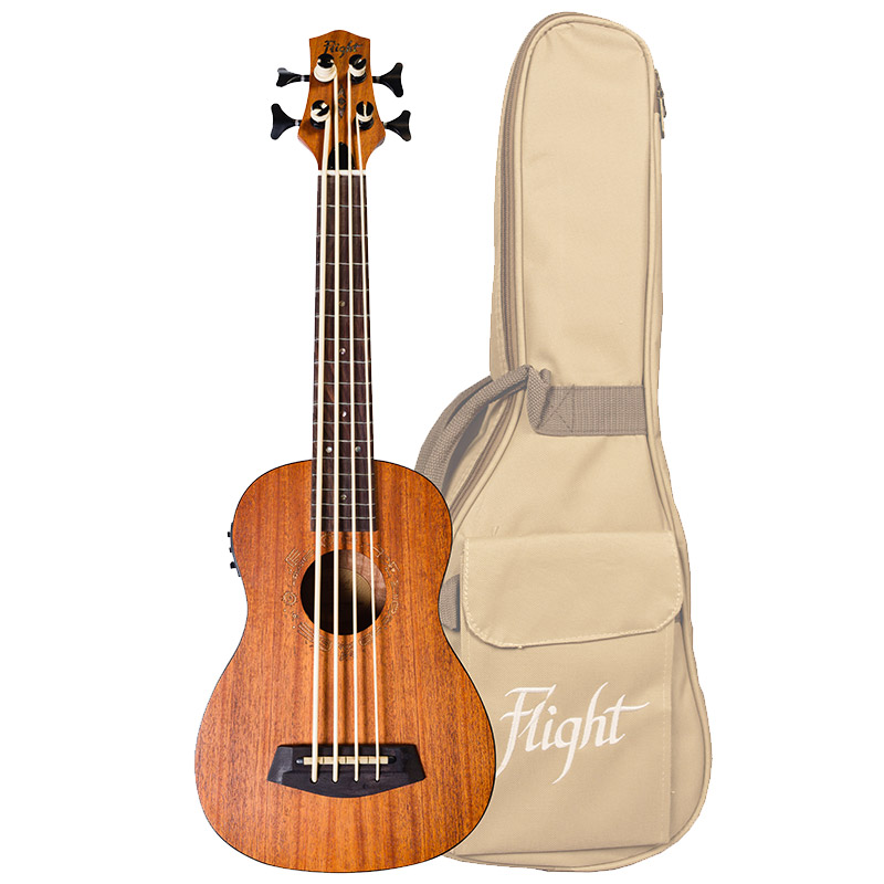 Basová ukulele Flight DUBS Bass s pouzdrem