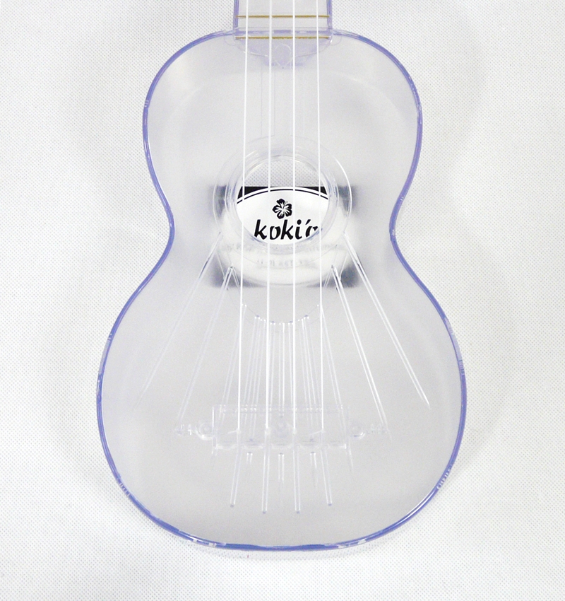 Sopránové ukulele KOKI´O průhledné umělohmotné