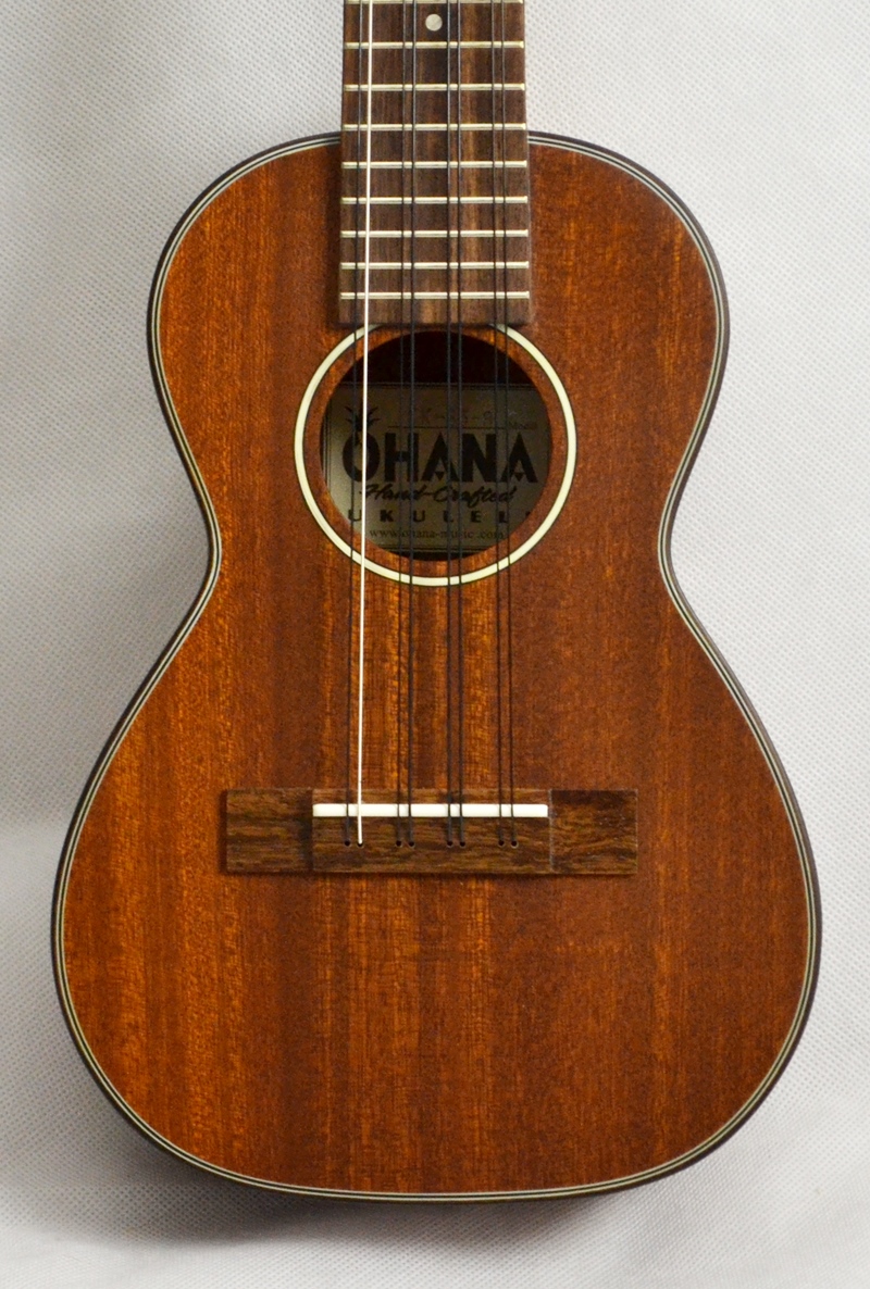 Koncertní osmístrunné taropatch ukulele OHANA CK-35-8 Mahagon