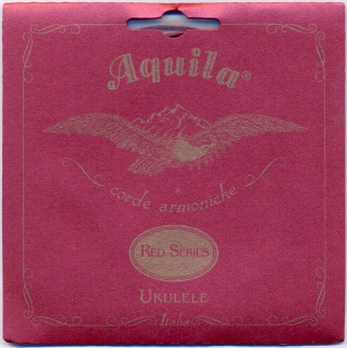 1. struna na 6. strunné ukulele Aquila Red 75U "A"
