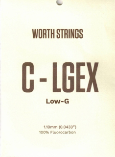 4. Struna na tenor ukulele WORTH CLEAR C-LGEX Low G