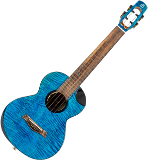 Celomasivní tenor ukulele Flight Comet EQ-A Modré