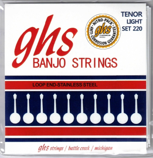 Struny na tenor banjo GHS SET 220 Light