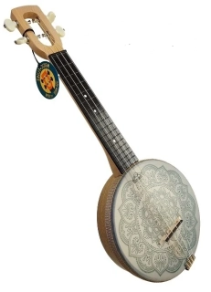 Sopranové firefly banjolele MFC Magic Fluke Company - Ořech a MANDALA