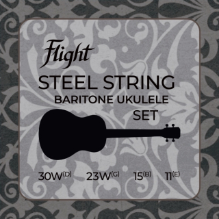 Ocelové struny Flight FBSS-200 barytonové ukulele